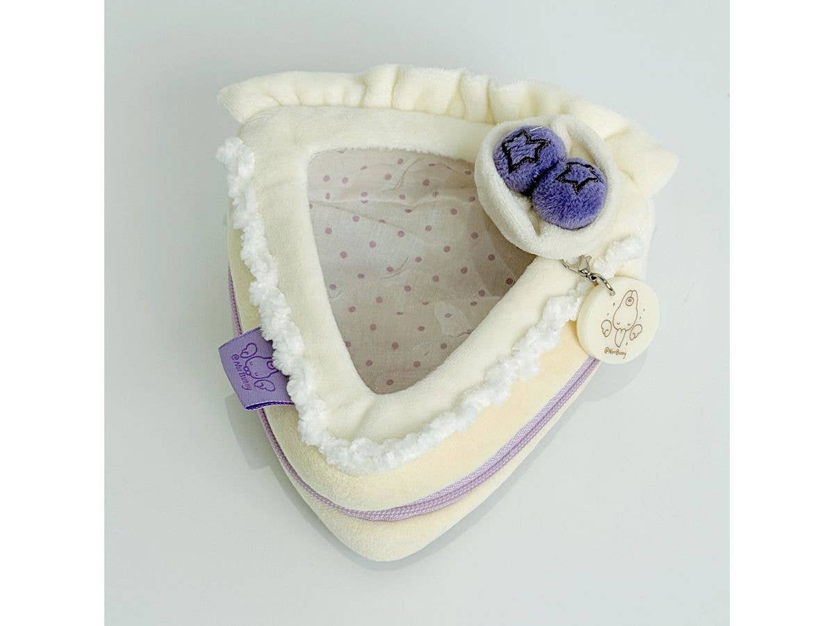 Doll Bag For 10cm Doll Triangle Type Blue Berry