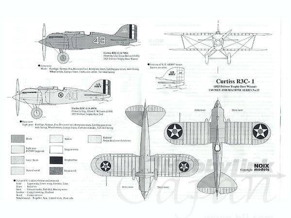 Curtiss R3C-1 1925 Pulitzer Trophy Air Race Champi | HLJ.com