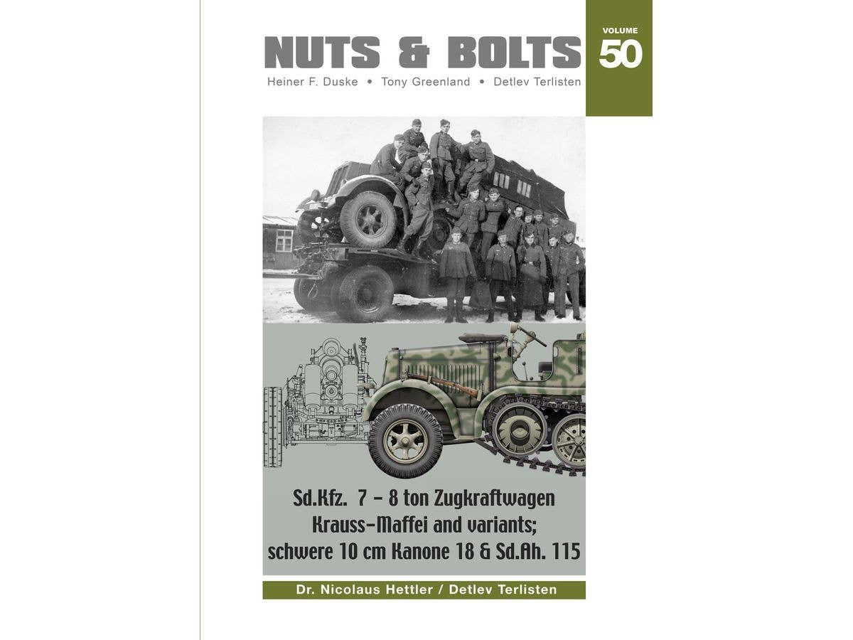 Sd.Kfz. 7 - 8 ton Zugkraftwagen Krauss-Maffei and variants; schwere 10 cm Kanone 18 & Sd.Ah. 115