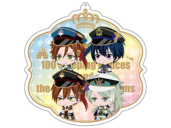 100 Sleeping Princes & the Kingdom of Dreams: Big Acrylic Keychain (Normal Ver.) 1 Country of Weapons (Prytwen : Caliburn : Amano : Thor)