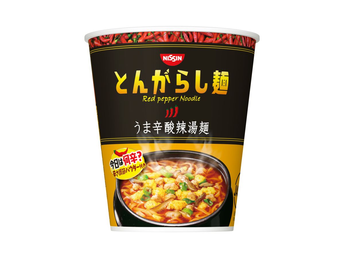 Nissin Noodles Chilli Pepper Tastey & Hot Sour Soup (64g)