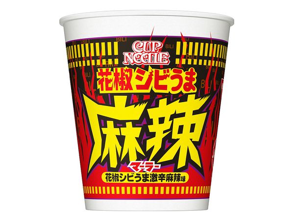 Cup Noodles Flower Pepper Shibi-Uma Super Hot Spicy Taste Big (102g)