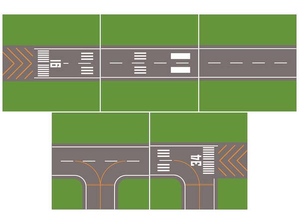 Geocraper Extension Unit #011 Airport Series Runway Set