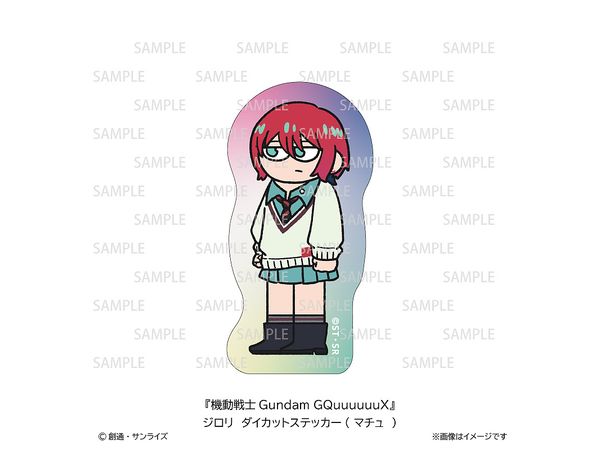 Mobile Suit Gundam GQuuuuuuX: Giroli Die Cut Sticker Machu