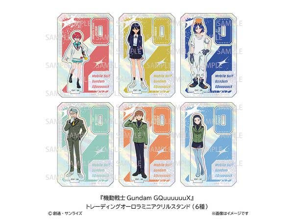 Mobile Suit Gundam GQuuuuuuX: Trading Aurora Mini Acrylic Stand 1Box 6Pcs