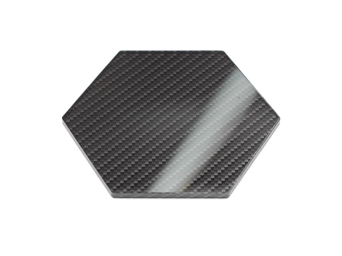 Hex Display Plate 80 Carbon Pattern A