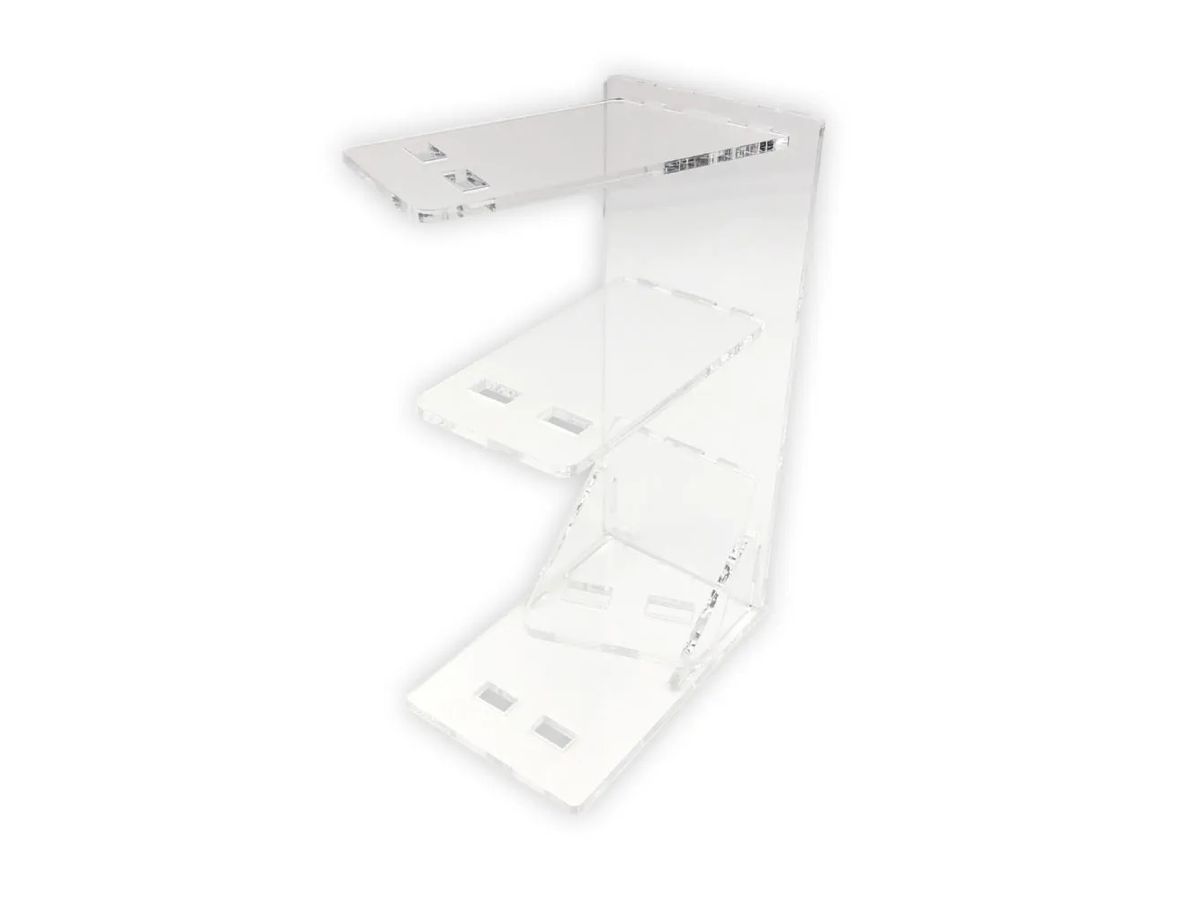 Acrylic Desktop Display 3D Mini Car Park 4 B Type Clear