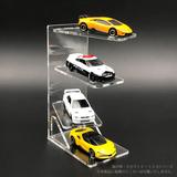 Acrylic Desktop Display 3D Mini Car Park 4 B Type Clear
