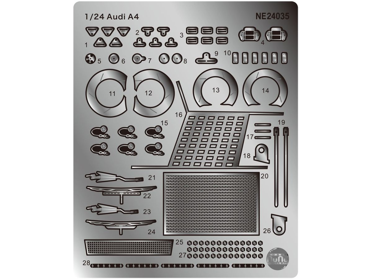 Detail Up Parts for Racing Series Audi A4 Quattro 1996 BTCC Champion