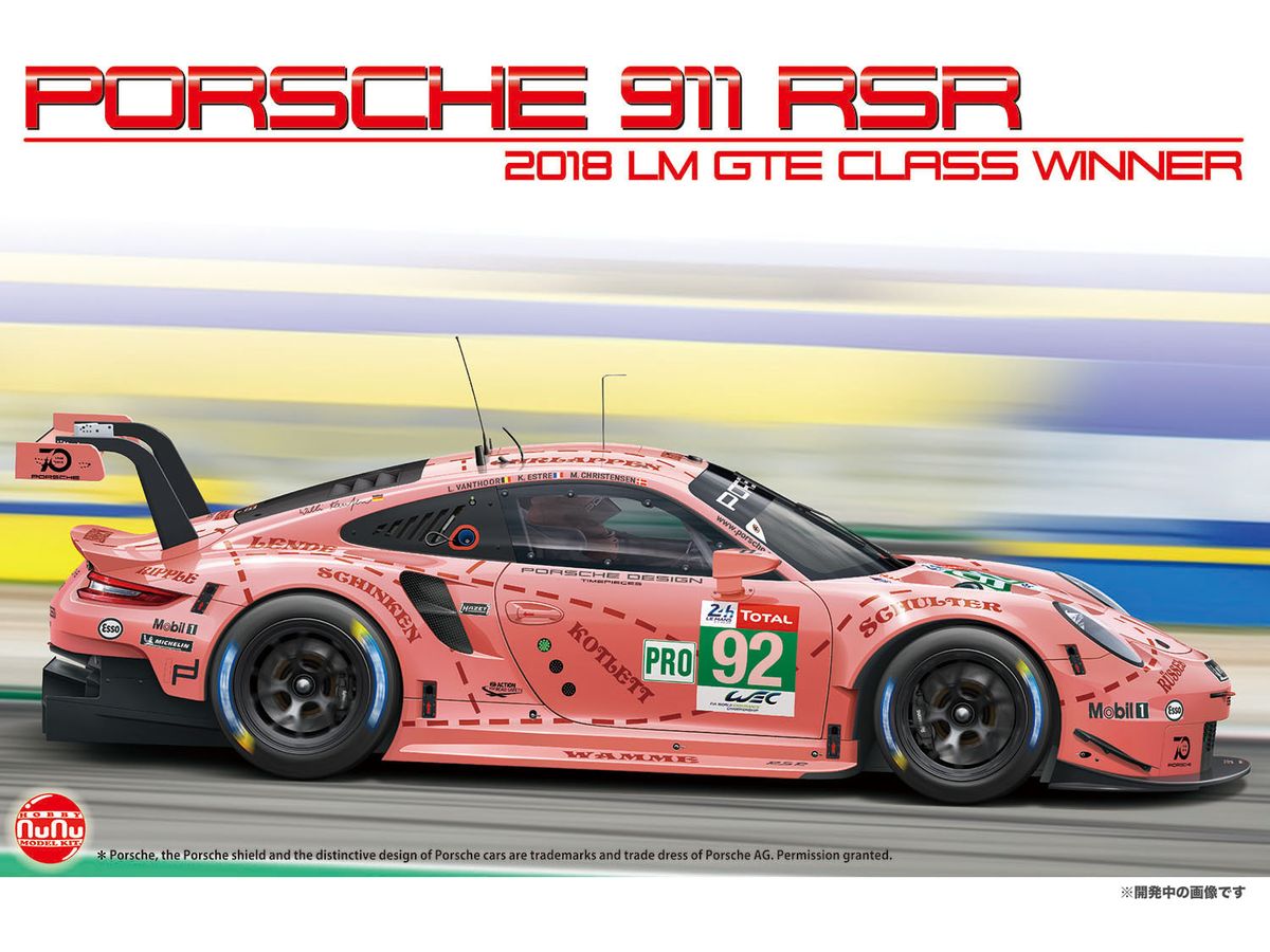 Racing Series Porsche 911 (Type 991) RSR 2018 Le Mans 24 Hours Class Winner