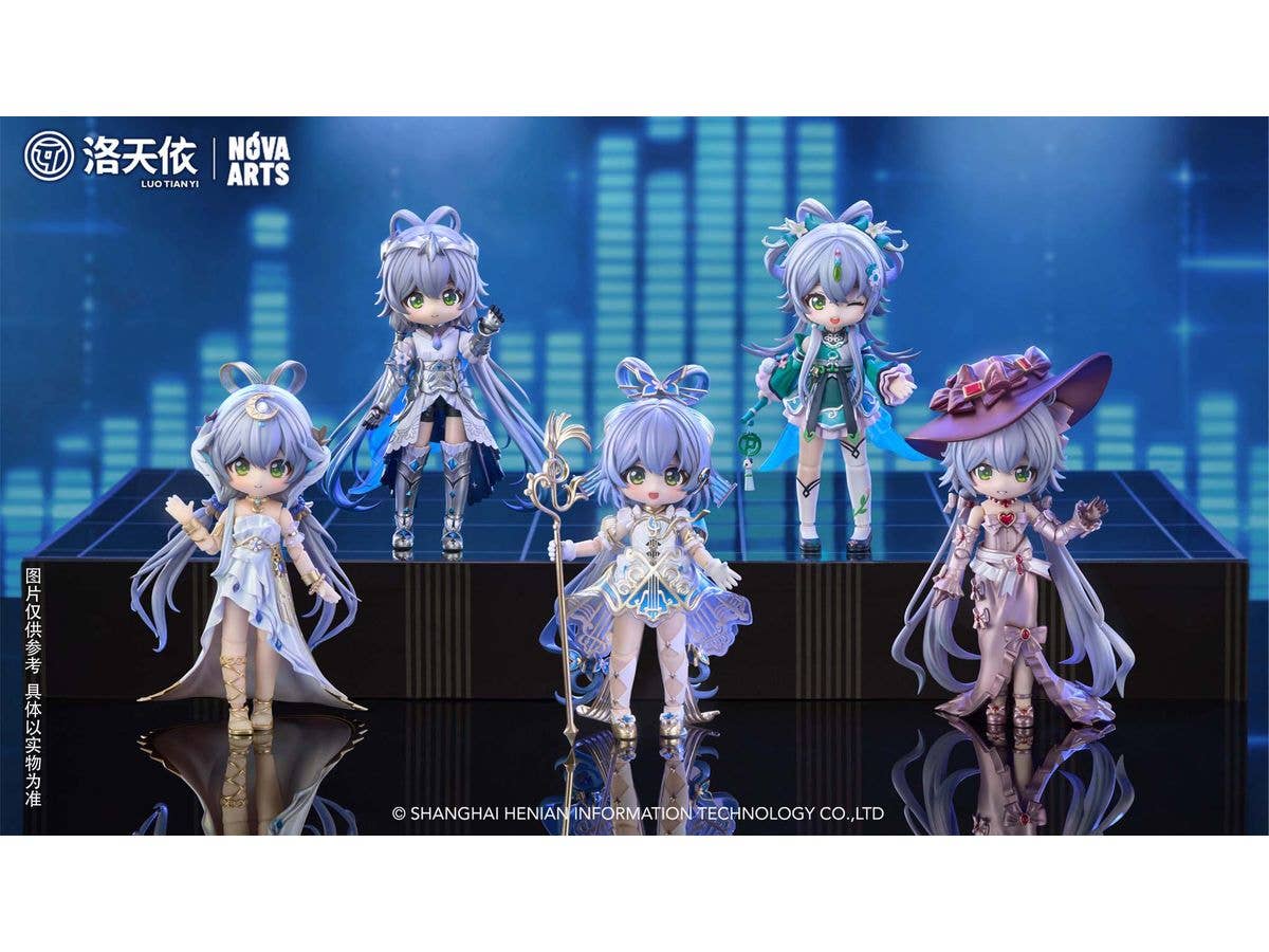 Luo Tianyi 2025 Infinite Resonance / Flowing Light Concerto Series Trading Doll 1Box 5pcs