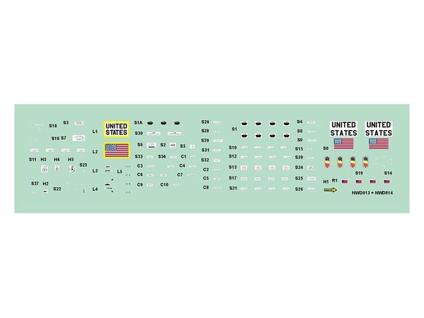 Apollo CSM+LM+LRV decals