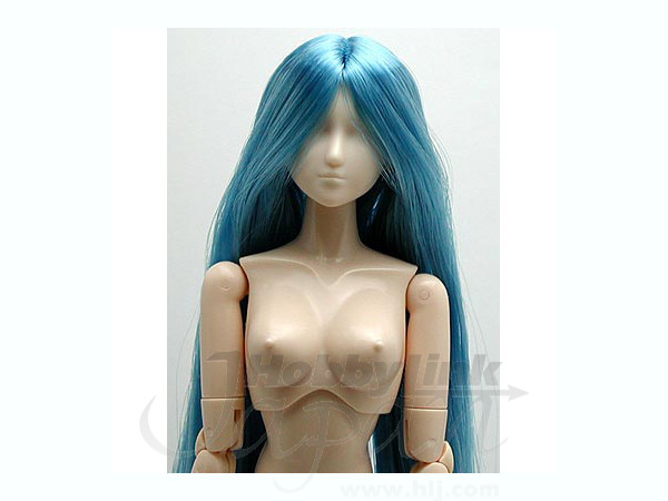 27cm Female Hair Implant Head 02 Whitey (Blue)