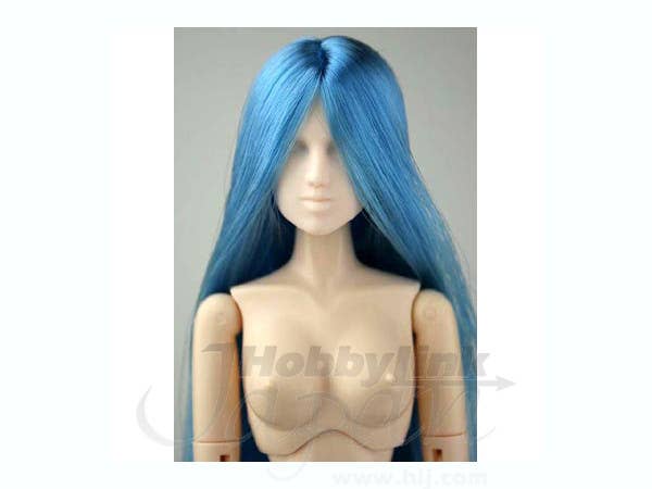 27cm Female Hair Implant Head 03 Whitey (Blue)