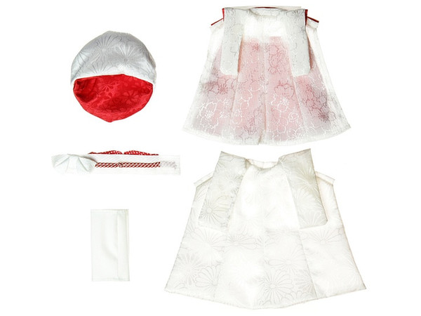 Obitsu 11 White Kimono dress Set