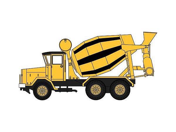 Aec 690 Cement Mixer Truck Yellow / Black