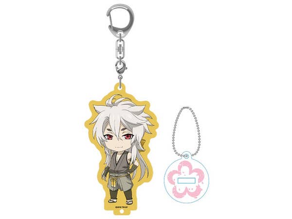Zoku Touken Ranbu: Hanamaru Nendoroid Plus Acrylic Keychain with Stand Kogitsunemaru