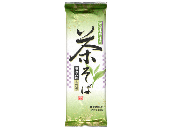 Soba Made with Uji-Matcha Green Tea