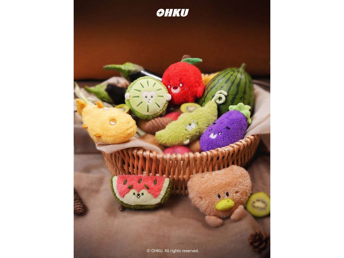 JUICYPALS COLLECTIVE Series Plush Charm Blind Box 1Box 6pcs