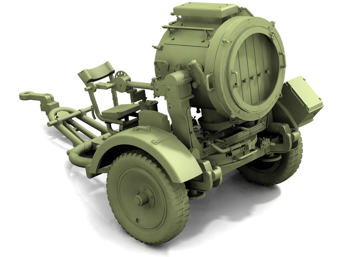 WWII German SW-36 60cm Searchlight with Sd.Ah.51
