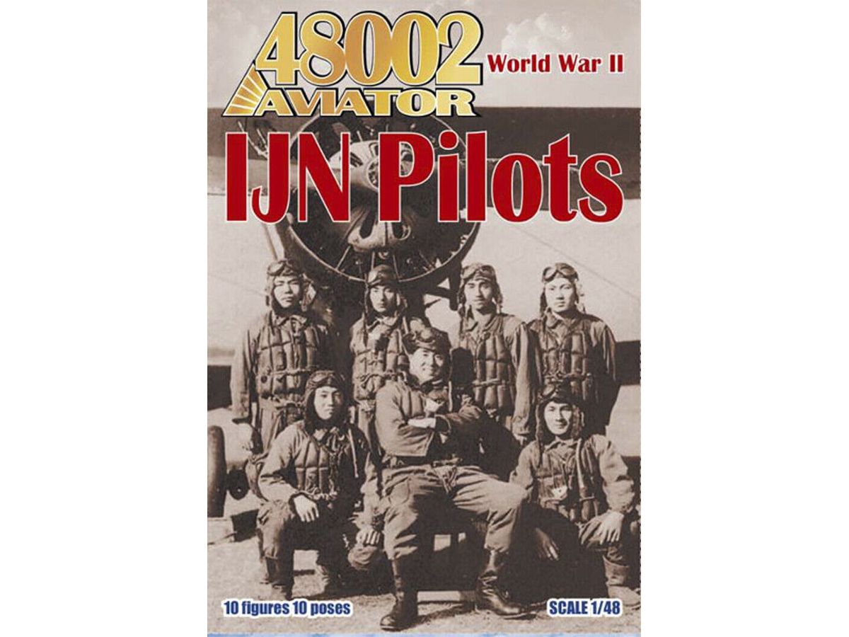Imperial Japanese Navy Air Service (IJN) and ground crew WW2 (10 figures)