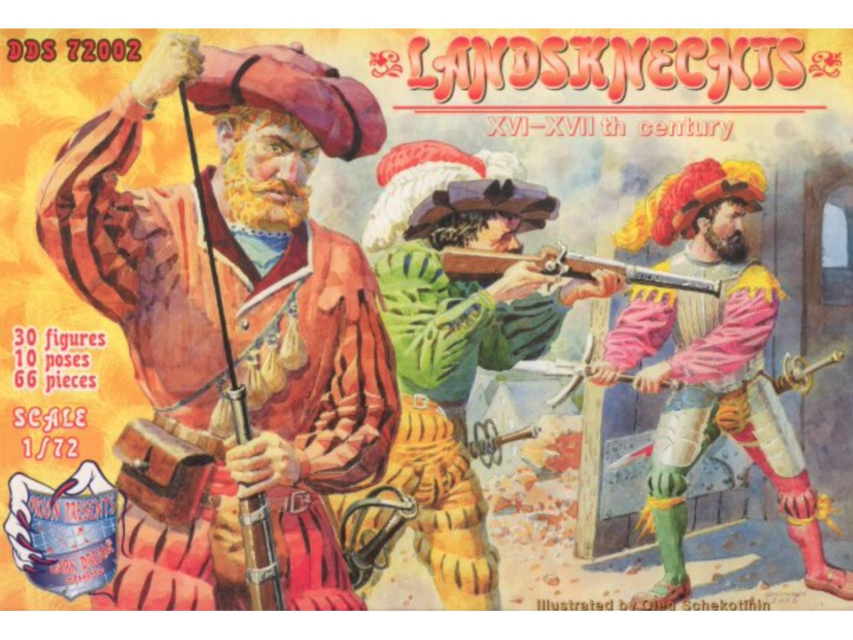 Landesknechts, XVI-XVII Century, Set 1