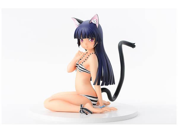 Kuroneko Stripe Swimsuit Cat Ear Ver.