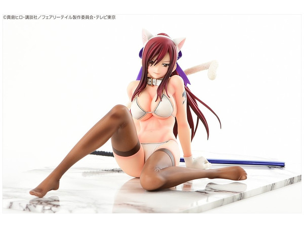Fairy Tail: Erza Scarlet White Cat Gravure Style
