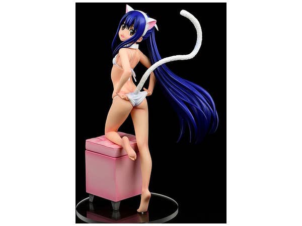 Fairy Tail: Wendy Marvell White Cat Gravure-Style PVC