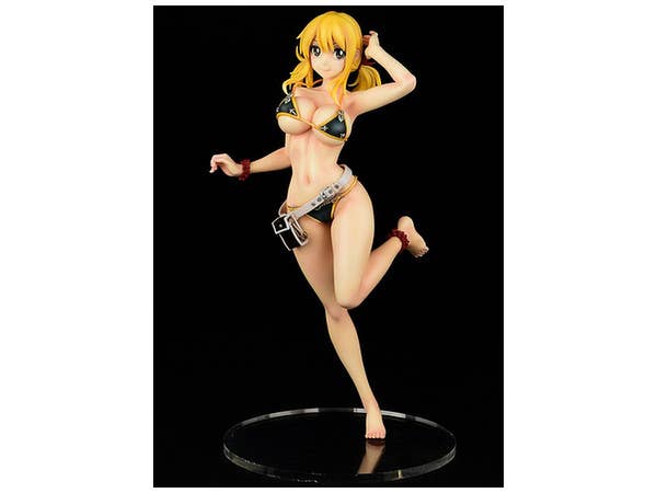 FAIRY TAIL: Lucy Heartfilia Swimwear Gravure Style Limited Edition Noir PVC