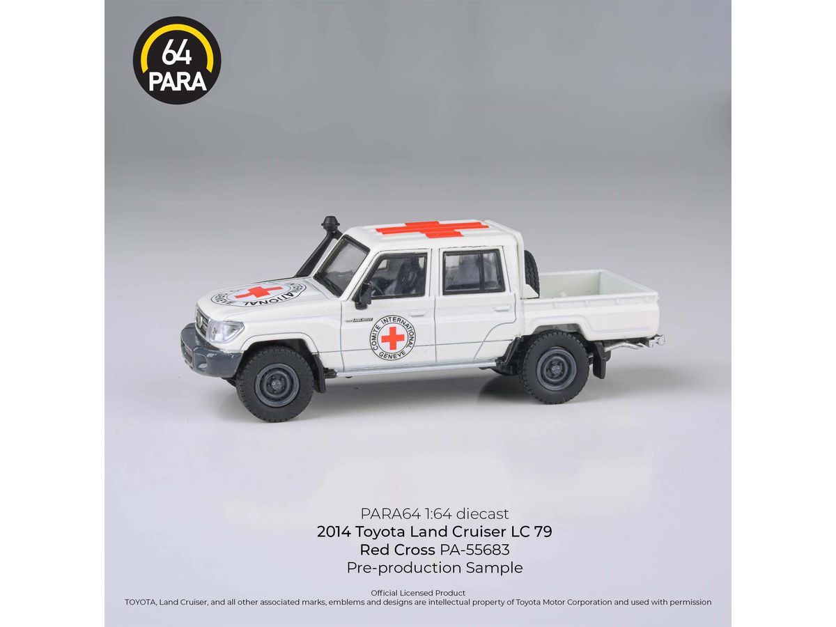Toyota Land Cruiser Double Cab Pickup LC79 2014 Red Cross LHD