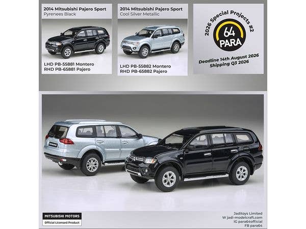 Mitsubishi Pajero Sport 2014 Pyrenees Black LHD