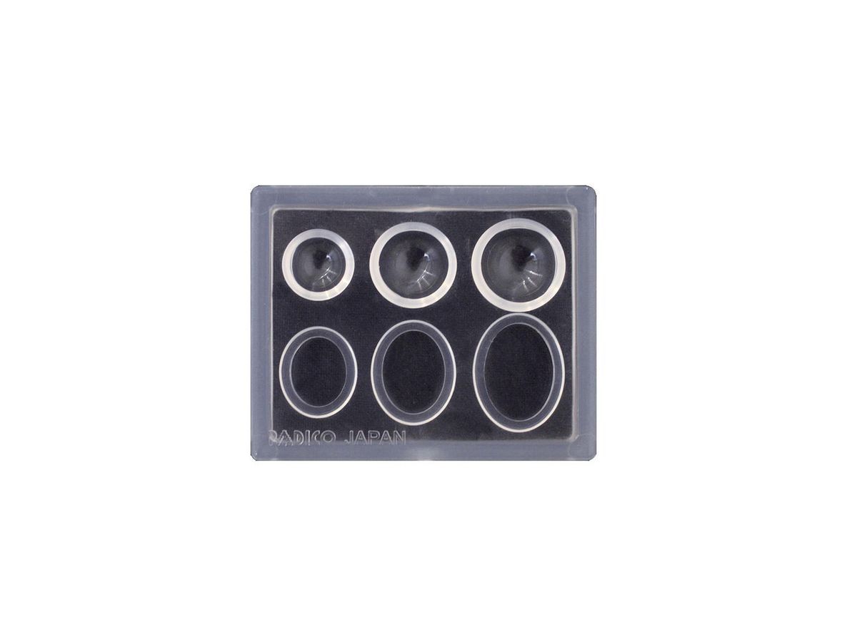 Jewel Mold Mini Simple Dome & Oval