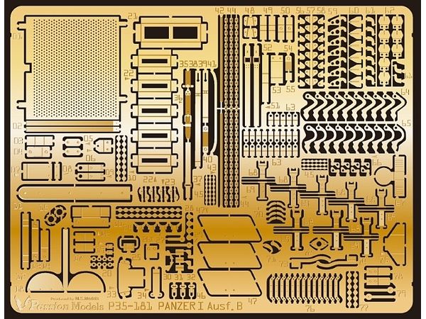Panzer I Ausf. B Etching Set (for Tamiya MM35388)