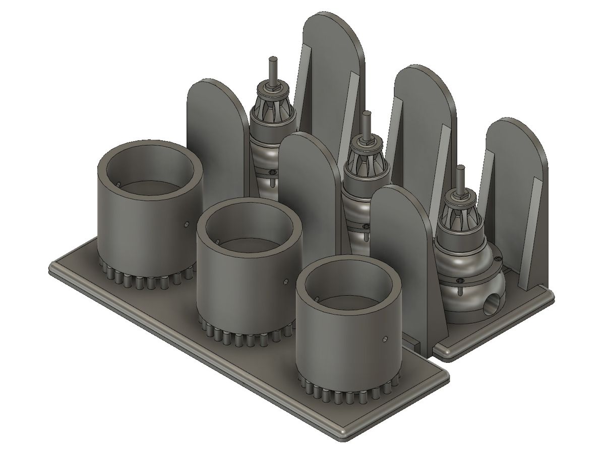 3D Star Antenna Base Set for Tiger & Panther
