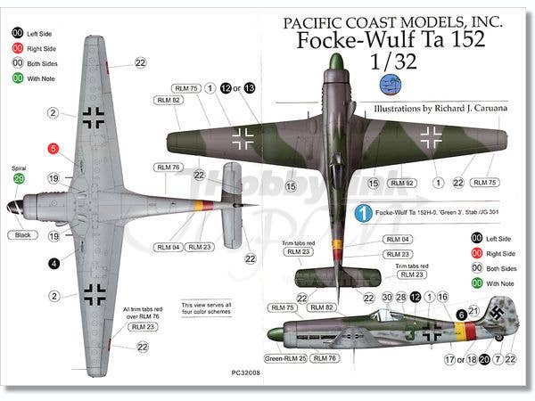 Luftwaffe Focke-Wulf Ta152H-1 | HLJ.com