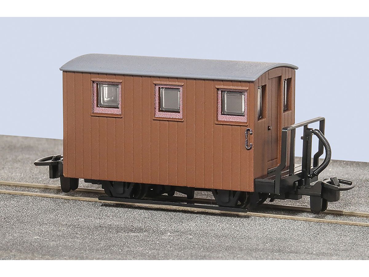 OO-9 Quarryman Coach (One Side Deck / Brown)