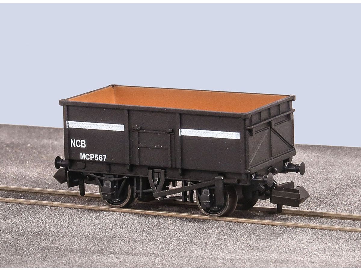 N gauge British Railways 2-axle Open Freight Car 16t Mineral Wagon NCB Color Finished Product