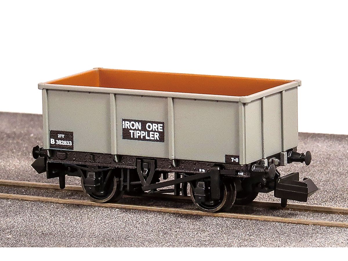 N Gauge British Railways Tippler Wagon for Transporting Iron Ore Complete Product