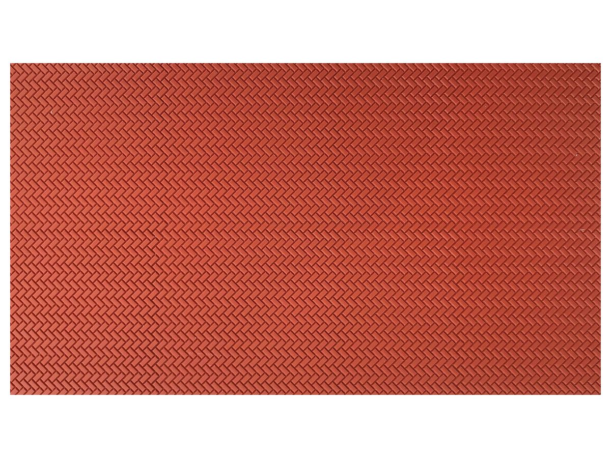 Virus Material Pack OO / HO Scale Herringbone Pattern Plate (Plastic 130 x 75mm 4 Sheets Set)