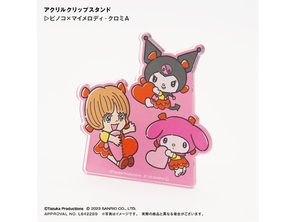 Pinoko x My Melody, Kuromi Acrylic Clip Stand A