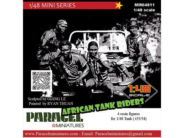 Current Use Africa Tank Riding Militia Set (4pcs)
