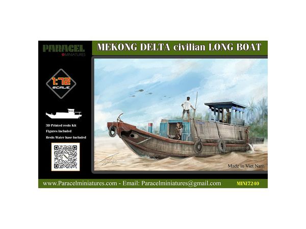 Mekong Delta Civilian Long Boat Limited Edition