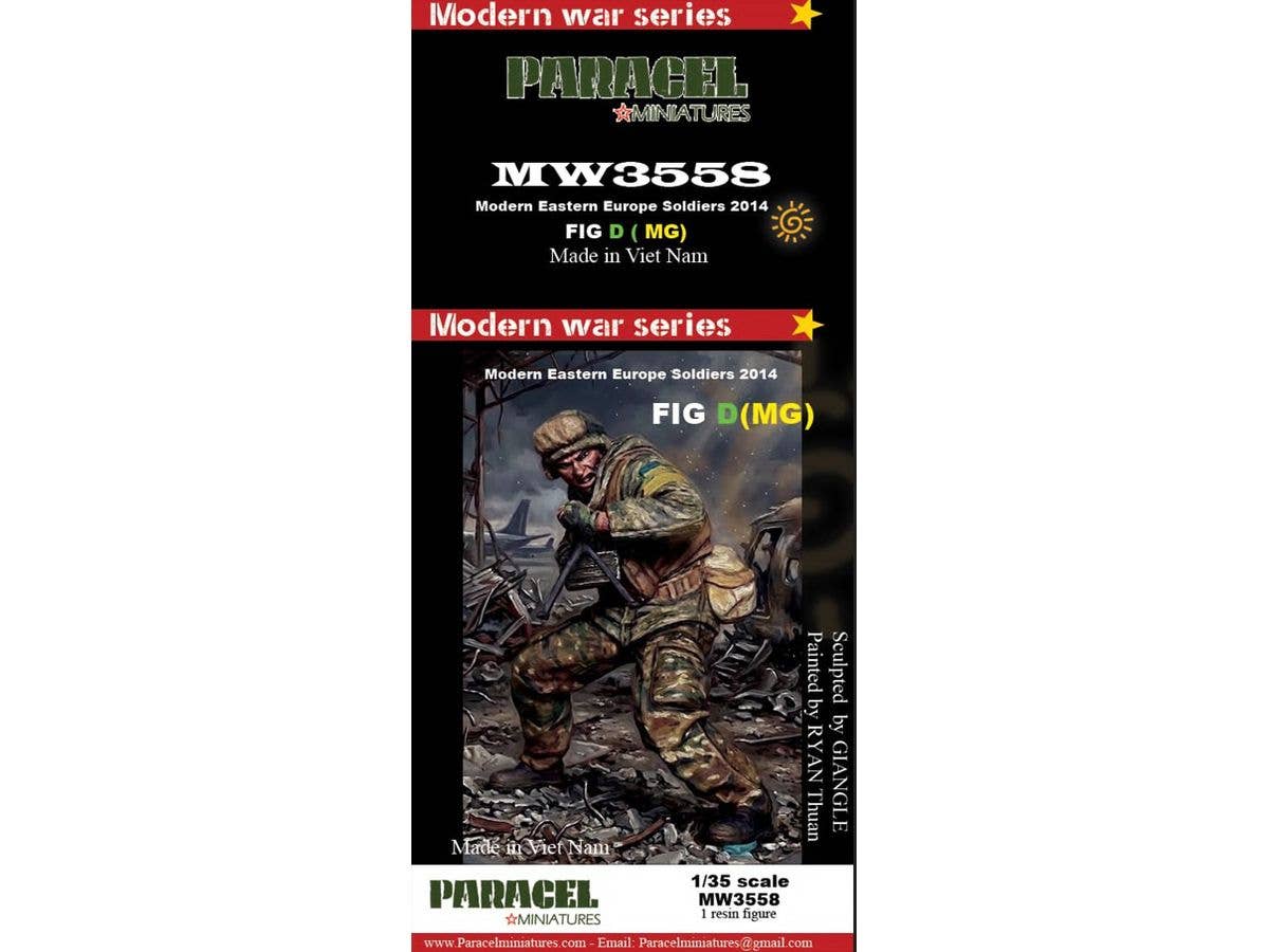 Modern Eastern Europe Soldiers 2014 #D MG Man