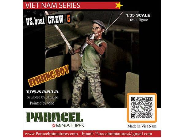 U.S. Boat Crew 5 - Fishing Boy