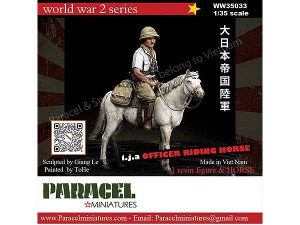 IJA Officer Riding Horse