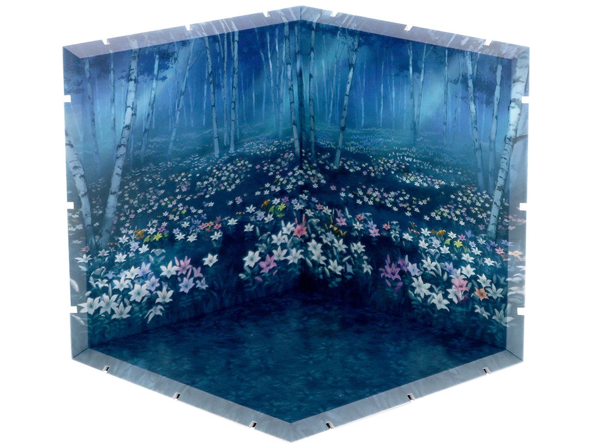Dioramansion 150 White Birch & Lilies