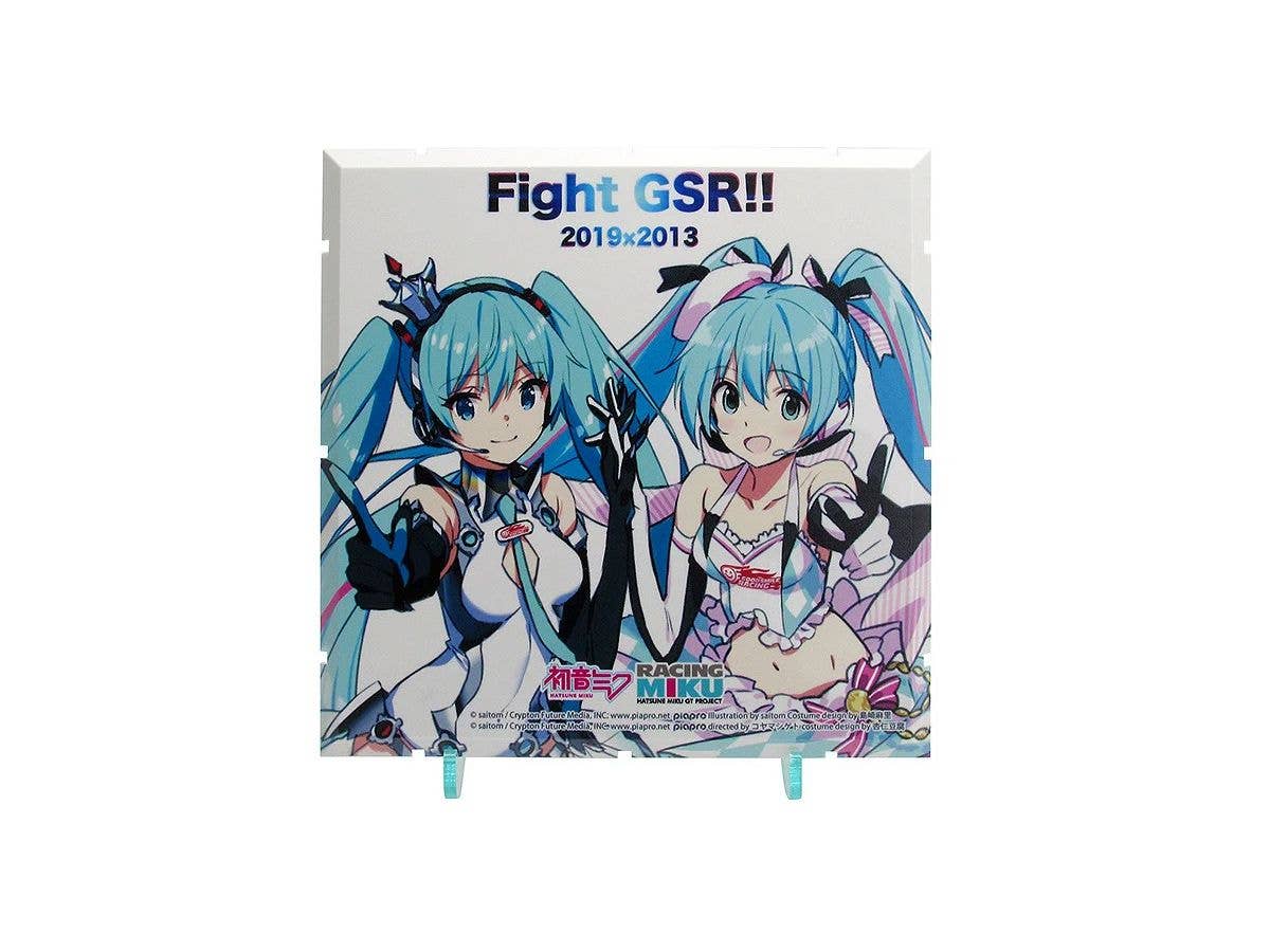 Dioramansion 150: Racing Miku Pit 2019 Optional Panel Rd. 2 FUJI
