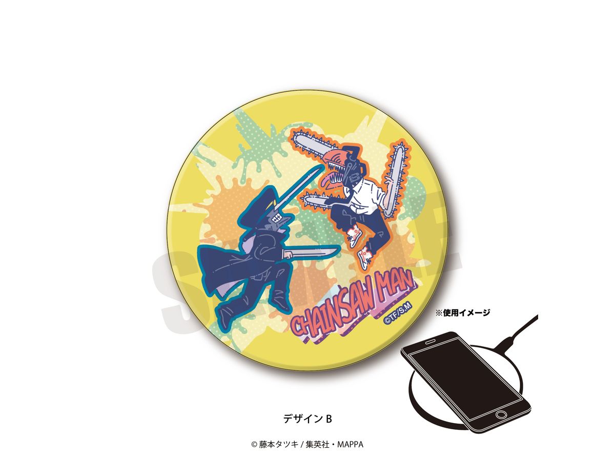 Chainsaw Man: Retopopu (Retro Pop) Wireless Charger B Chainsaw Man & Samurai Sword
