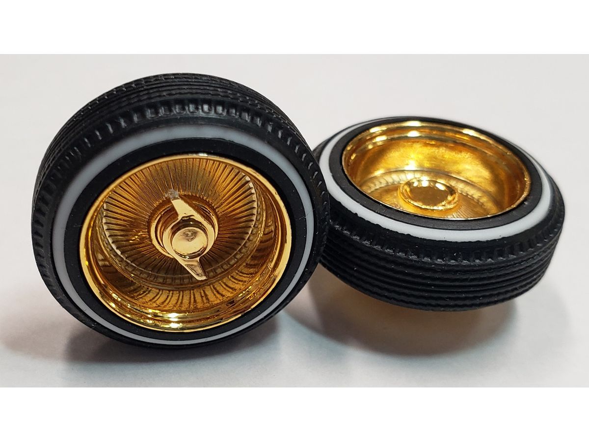 McC Rim Gold Plated Specification Set of 4 with Tires